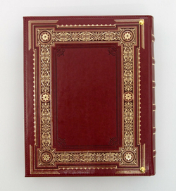 Родословная книга «Ампир» экокожа бордо