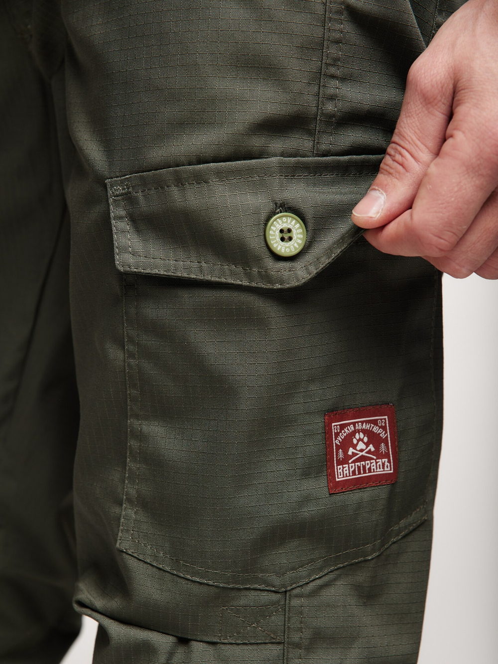 Брюки Карго Варгградъ Премиум мужские классика хаки Рипстоп