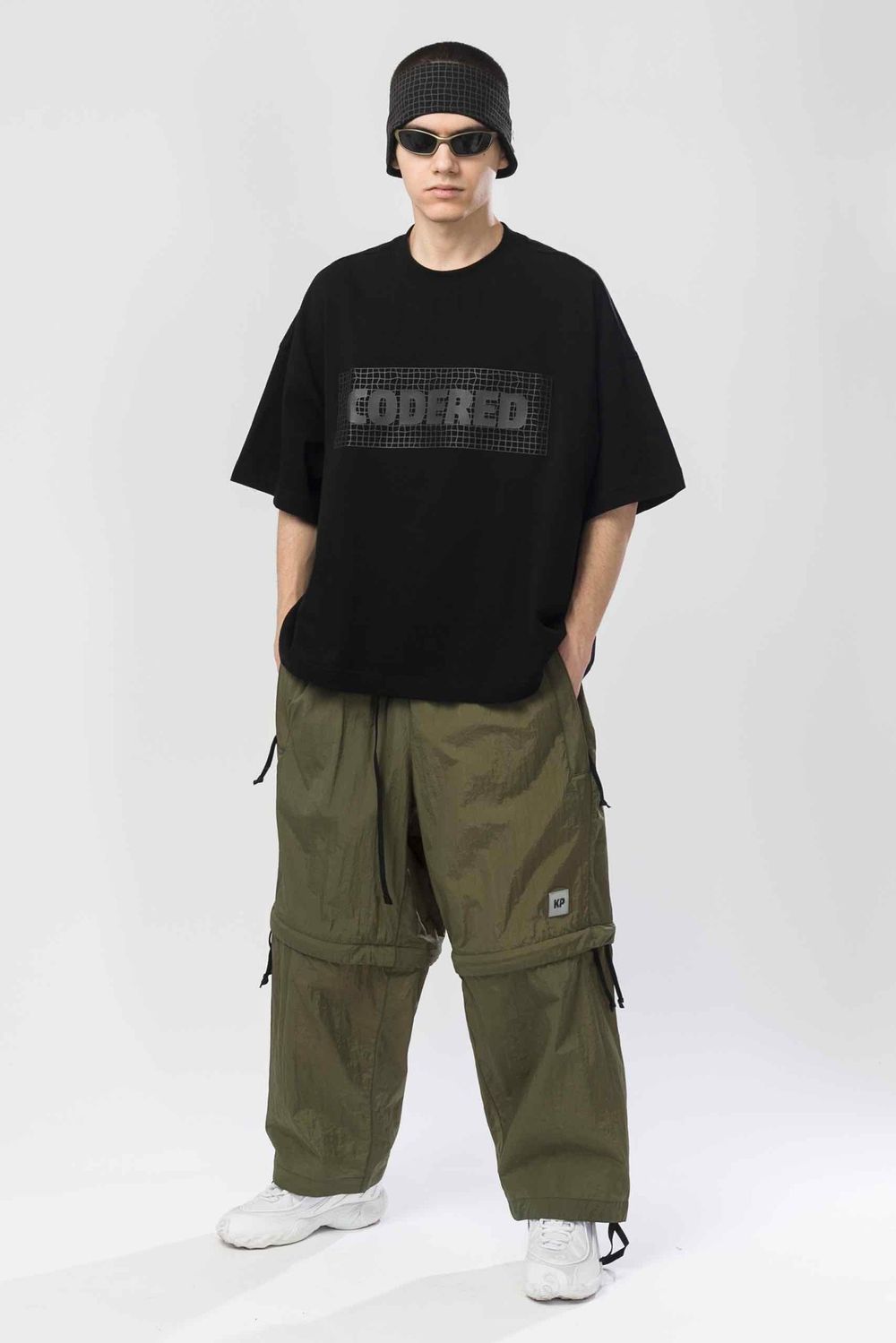 Купить Футболка Codered Wide T Bent Grid Box черная Футболка Codered Wide T Bent Grid Box черная