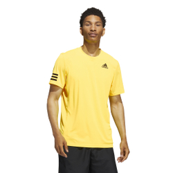 Мужское теннисное поло adidas Club 3 Stripes T-Shirt Men - Yellow