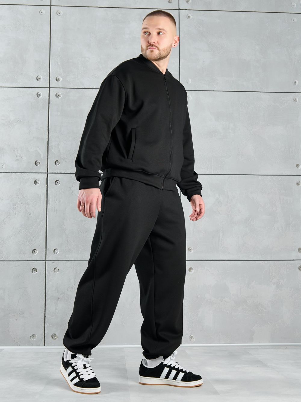 Костюм мужской Лининг-3 Виотекс ЧЁРНЫЙ