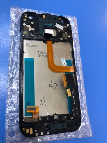 Дисплей в сборе с тачскрином и рамкой чёрный для HTC One mini 2 Оригинал