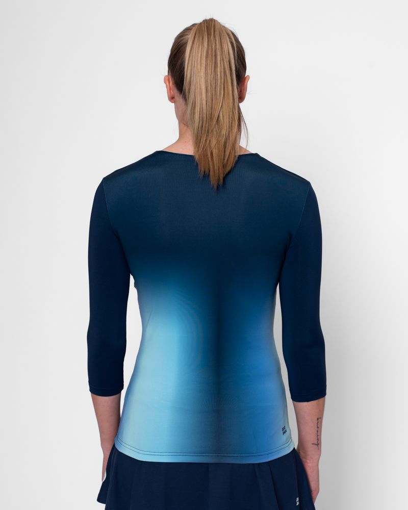 Футболка женская с длинным рукавом Spectrum и V-образным вырезом