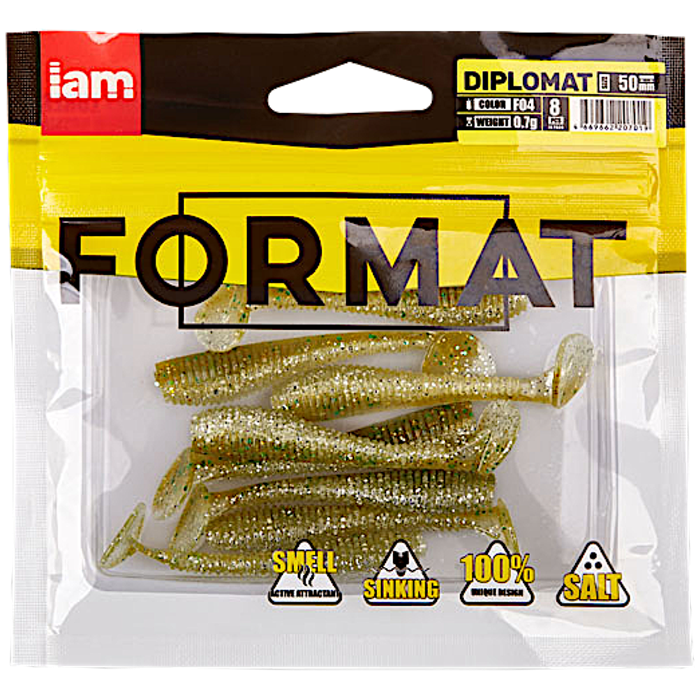 Мягкая приманка IAM Format Diplomat 100мм 6.0г -
