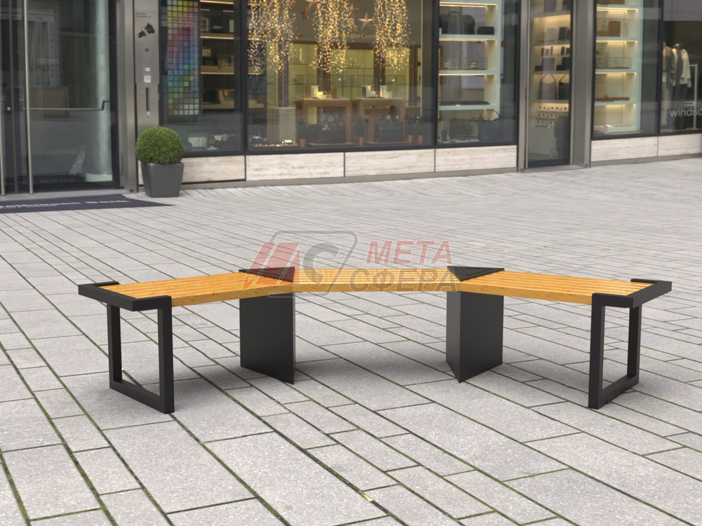 Лавка уличная парковая C303