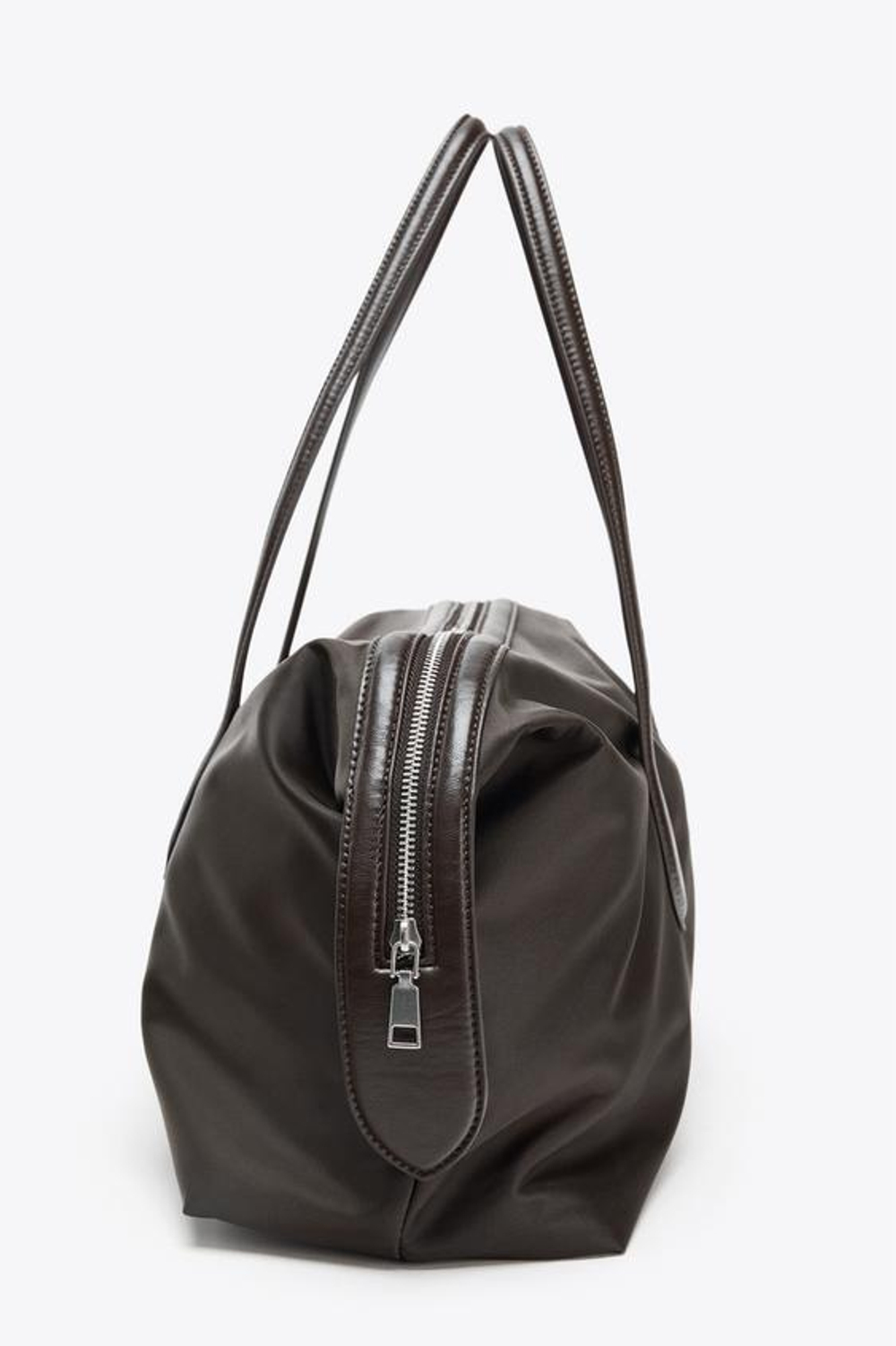 ZARA ПРЯМОУГОЛЬНАЯ СУМКА В ГОРОДСКОМ СТИЛЕ, КОРИЧНЕВЫЙ