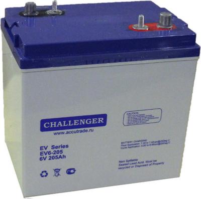 Тяговая аккумуляторная батарея Challenger EVG6-205