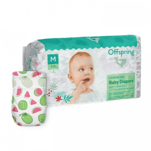 Offspring трусики-подгузники M 6-10кг 42шт арбузы