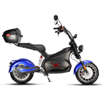 Электроскутер CityCoco WHITE SIBERIA BLACK SEA (BLUE) 5000W