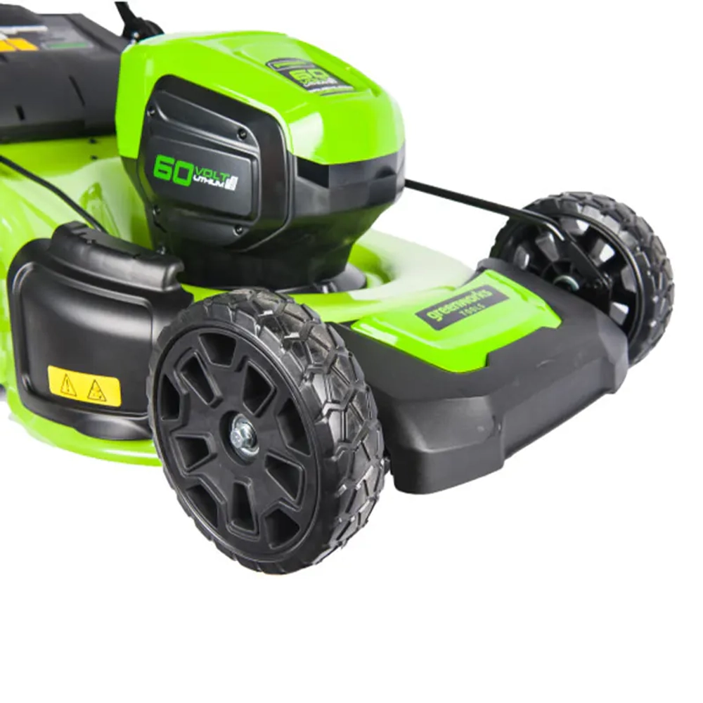 Аккумуляторная газонокосилка Greenworks GD60LM46HPK4 60V 60В (1 x 4 Ач, ЗУ) нож 46 см, 2502807UB