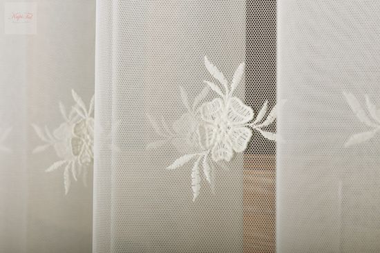 Тюль Мари-2 французская сетка грек (экрю)