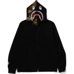 A Bathing Ape Bathing Ape Shark Pattern Hooded Zip Up Свитшот