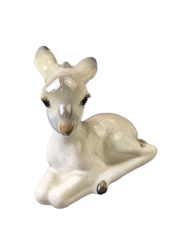 Фарфоровая статуэтка (миниатюра) "Ослик" ЛФЗ