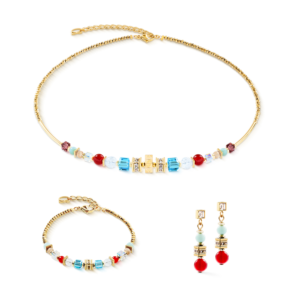 Серьги Coeur de Lion Multicolour Gold 3023/21-1516