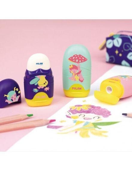 Pozan və qələmyonan \ Ластик-точилка ERASER+SHARPENER CAPSULE FAIR