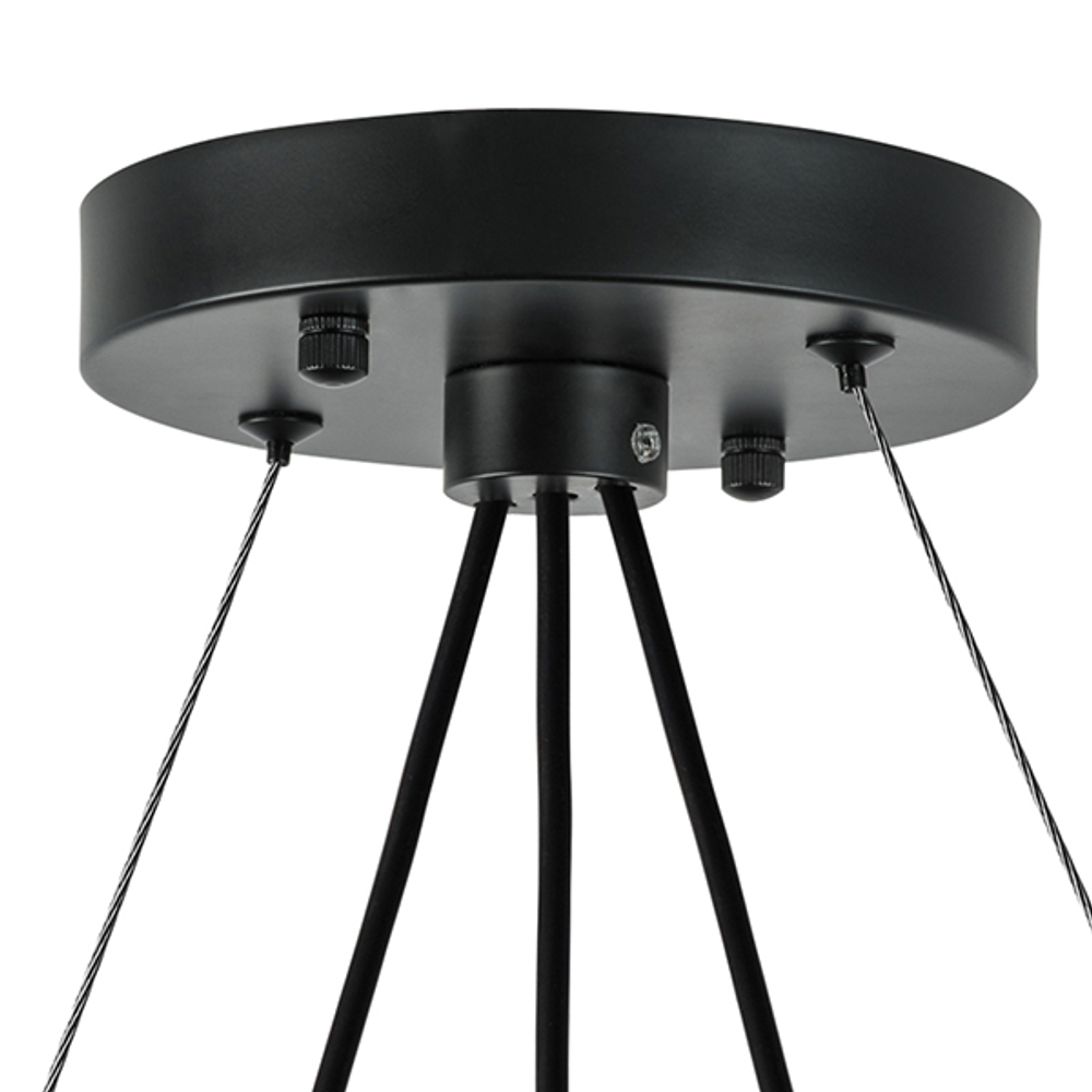 815410 Люстра CROCO 12х40W E14 ЧЕРНЫЙ МАТОВЫЙ