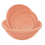 Набор мисок HELSINKI 5 шт (5л, 3л, 2л, 1л, 0,5л) персиковая карамель