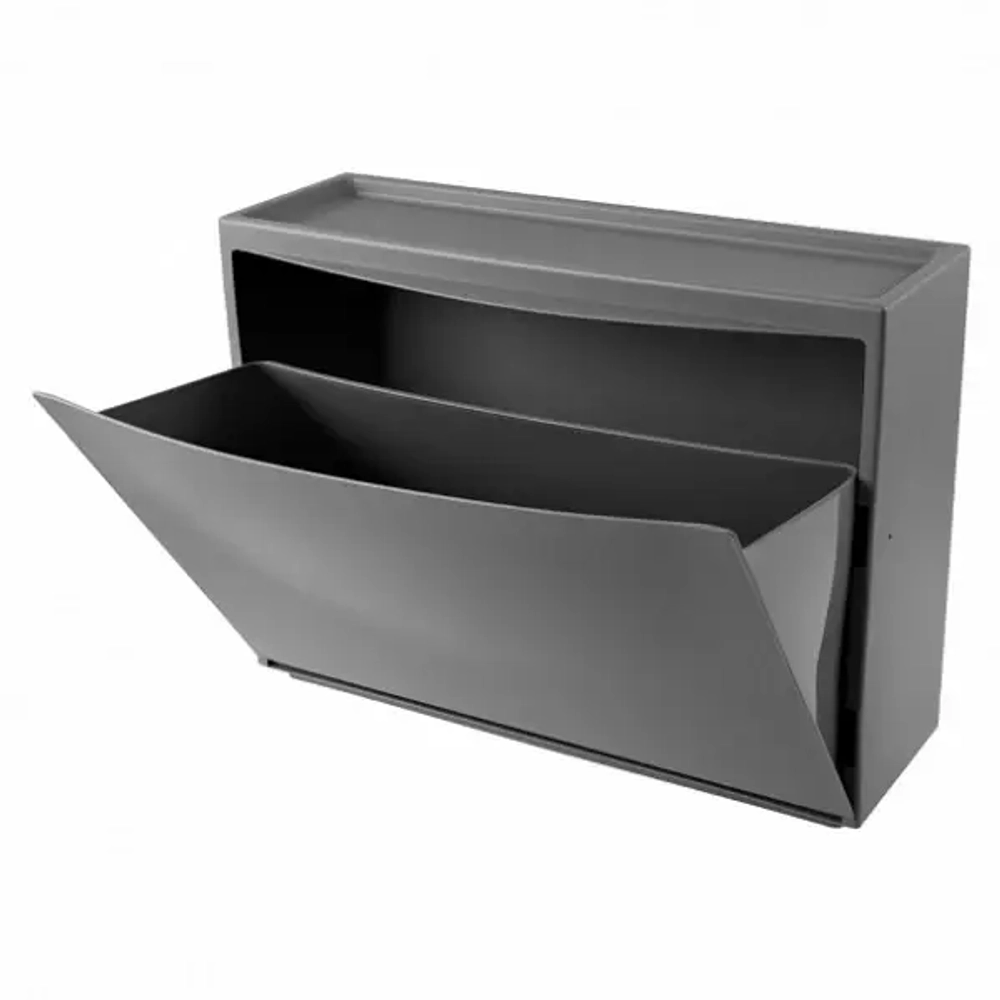 Обувница 51,2*18,5*38см серый