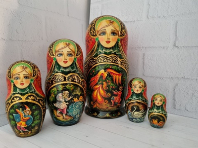 Матрешка 5 мест, "Жар-Птица"