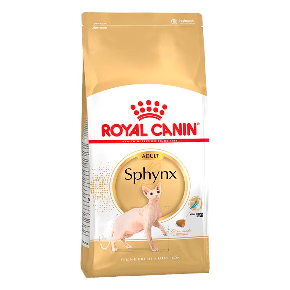 Royal Canin Sphynx корм для кошек породы Сфинкс с курицей (Adult)