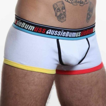 Мужские трусы хипсы белые Aussiebum Pablo White Hip AB00060