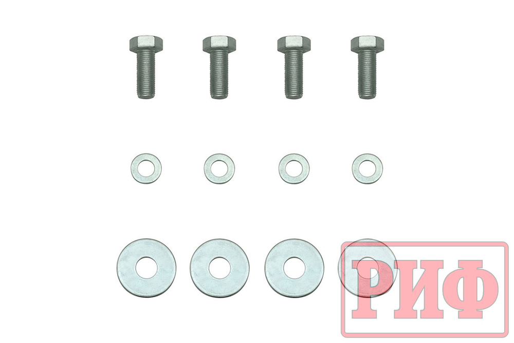 Бампер передний силовой/защита штатного бампера Toyota Land Cruiser 200 2007-2015 c защитой радиатора РИФ