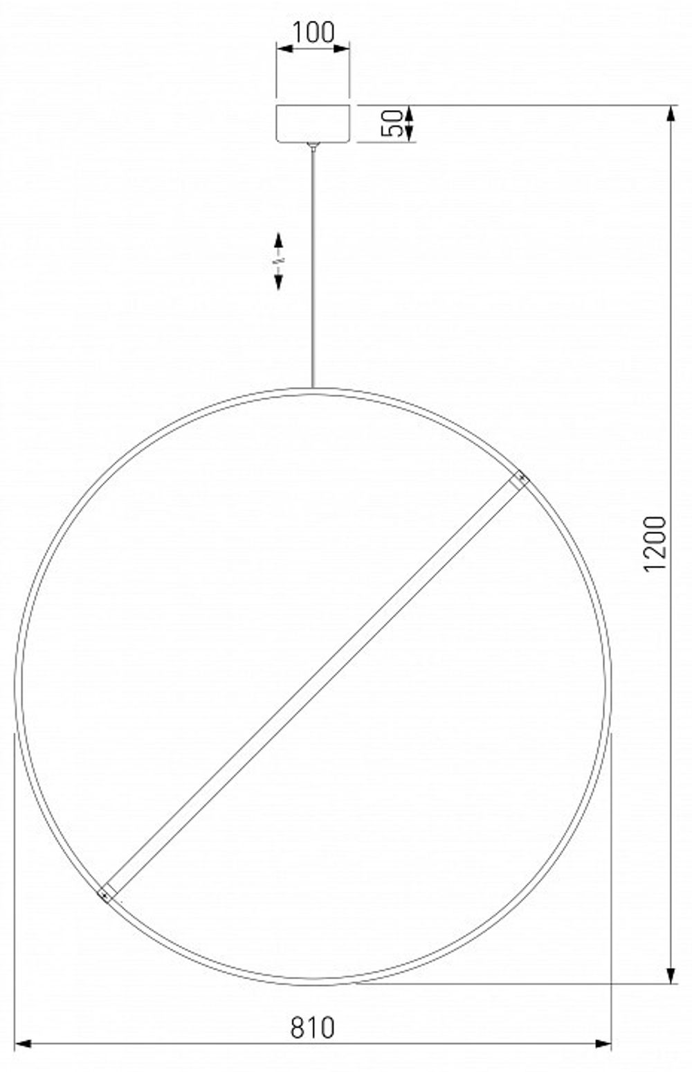 Подвесной светильник Eurosvet Element 90283/1 хром