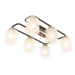 Citilux Румба CL159261 Люстра потолочная Венге Хром