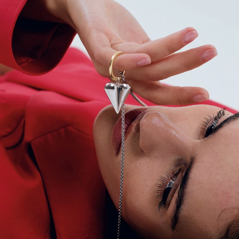 Подвеска Сердце на Колечке