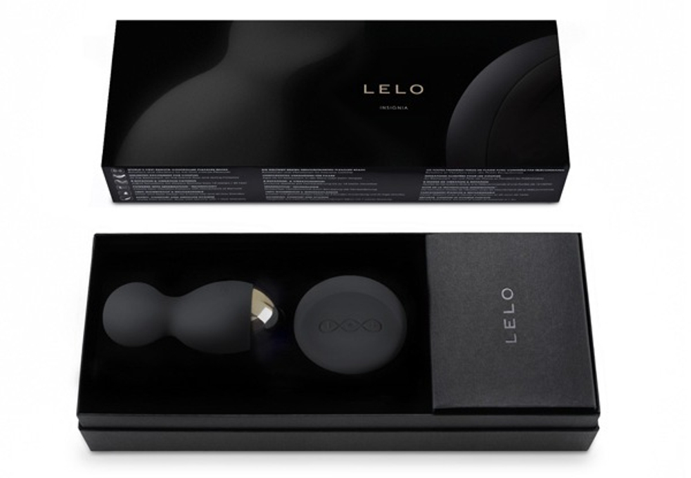 Вагинальные шарики Hula Beads Black с ДУ (Цвет: черный)