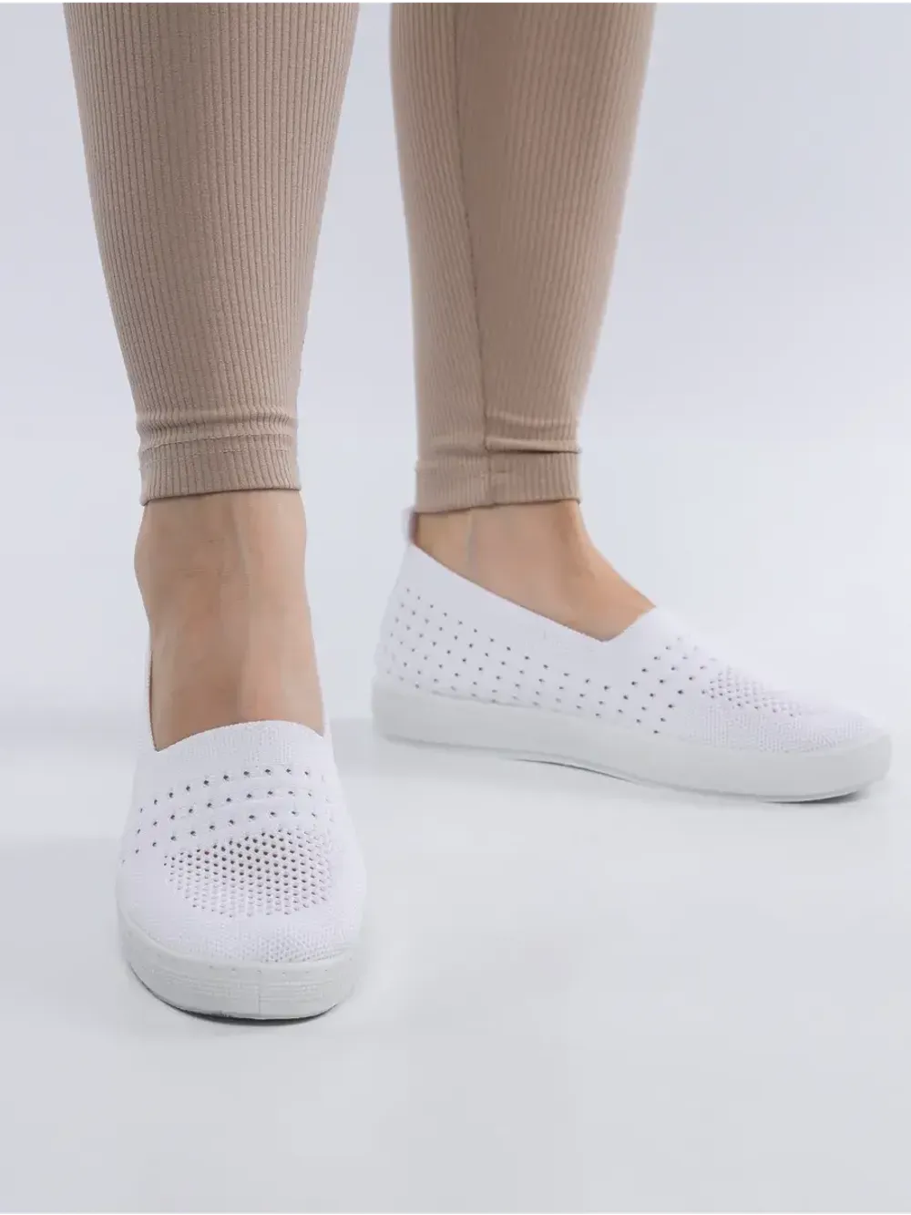 Мокасины летние текстильные