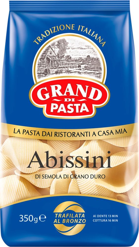 Макароны Grand Di Pasta, абиссини, 350 гр