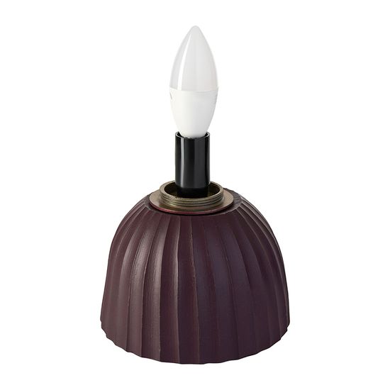 Лампа настольная Texture D20х29 см, вишневая