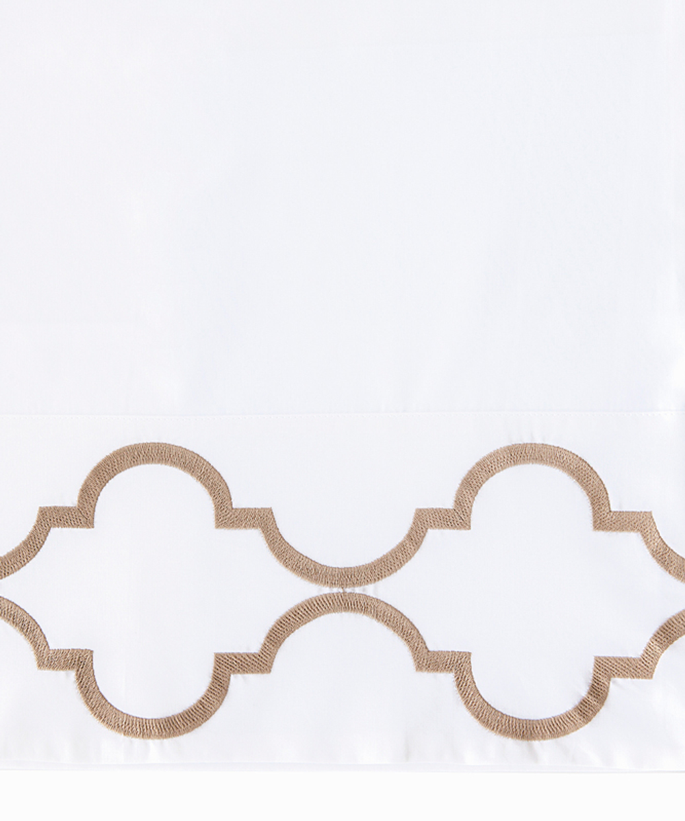 Наволочка с запахом 70х70 Bovi Roma бело-золотая