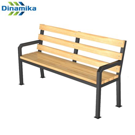 Скамейка дачная со спинкой 2500 мм (уличная)