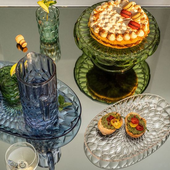 Блюдо для торта с крышкой vanity, D30 см, зеленое