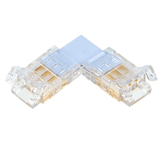 Соединитель угловой 10мм для ленты CCT SMD ленты шириной 8 мм Feron LD172 52003