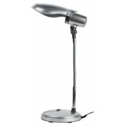 Настольный светильник ЭРА NE-301-E27-15W-S серебро