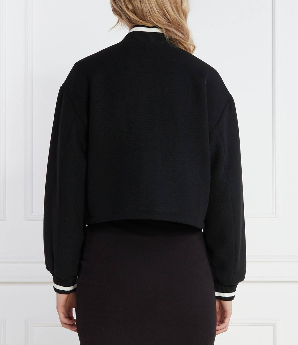 Куртка бомбер TJW CRP WOOL VARSITY Tommy Jeans - черный(DW0DW17236)