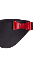 Маска на глаза с декоративным красным бантом (Цвет: черный с красным)