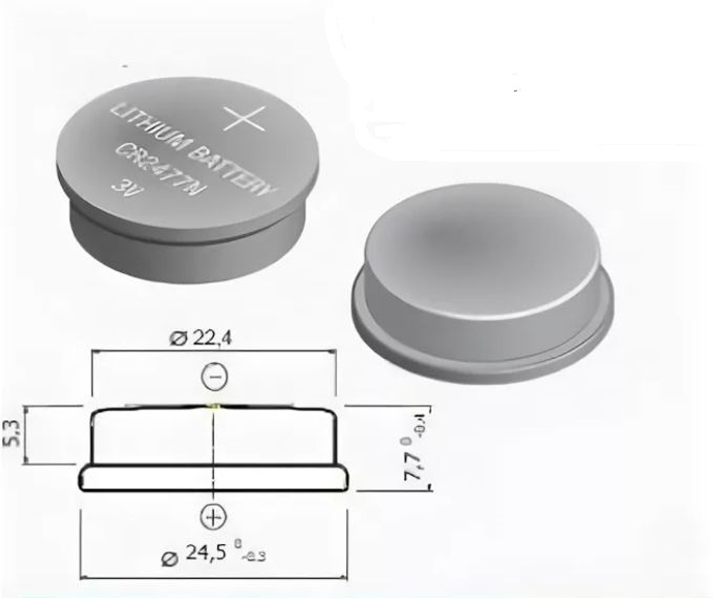 Элемент питания RENATA CR2477N BL1