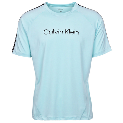 Мужская теннисная футболка Calvin Klein WO SS T-shirt - blue tint