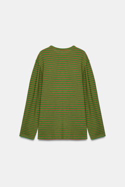 ZARA ФУТБОЛКА ОВЕРСАЙЗ В ПОЛОСКУ, ПОЛОСКИ