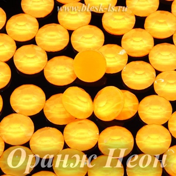 ЛС Стразы холодной фиксации, Оранж Неон