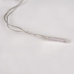 ULD-B12006-195-TTK WARM WHITE IP44 Бахрома светодиодная с эффектом мерцания. 12м. Соединяемая. 195 светодиодов. Теплый белый свет. Провод прозрачный. ТМ Uniel