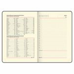 Ежедневник недатированный B6 (127х186 мм), BRAUBERG VISTA, под кожу, гибкий, 136 л., "Spring garden", 112110