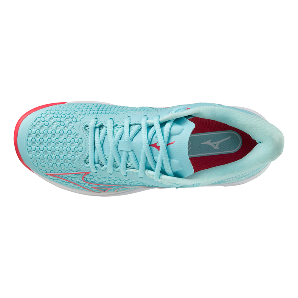 Женские теннисные кроссовки Mizuno Wave Exceed Tour 5 All Court Shoe Women - Turquoise, Coral