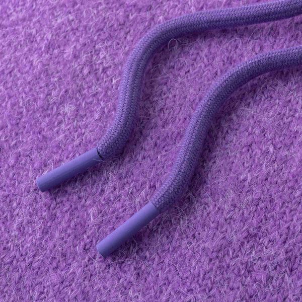 Свитер Stripes Hood фиолетовый - фото 6