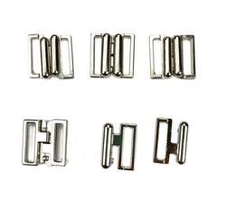 Застежка металл серебро 15 мм