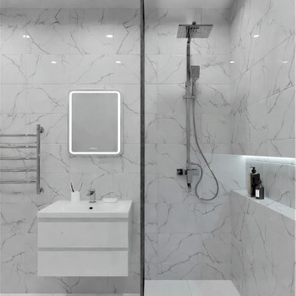 Плитка керамическая Global Tile Vega 400х270 мм белая